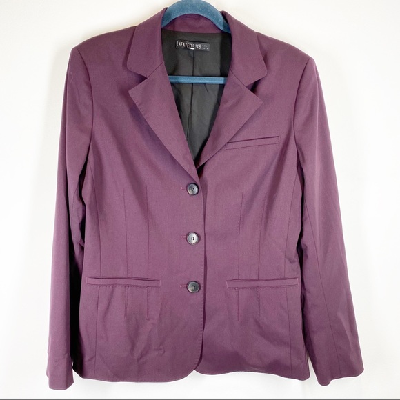 Veste Vintage Walter Taille 8 - Designeur, Doublure Soie, Acrylique, Bleue, Occasion Très Bon état